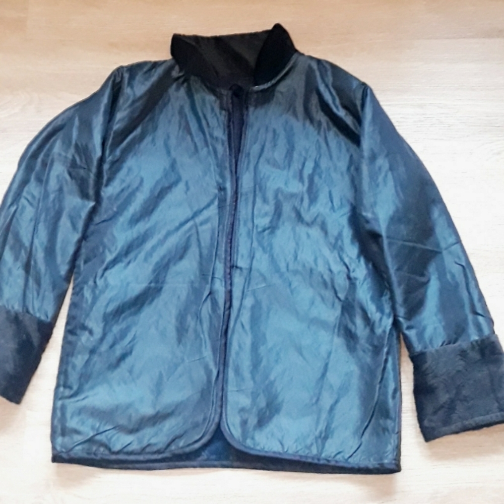 Western Patchwork Jacket + Bone Buttons - Size Xs… - image 3